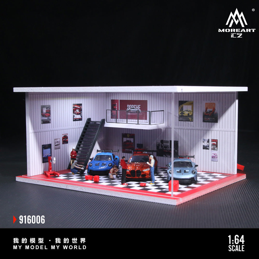 Mini Garage Diorama V3 - MoreART (BAJO PEDIDO)