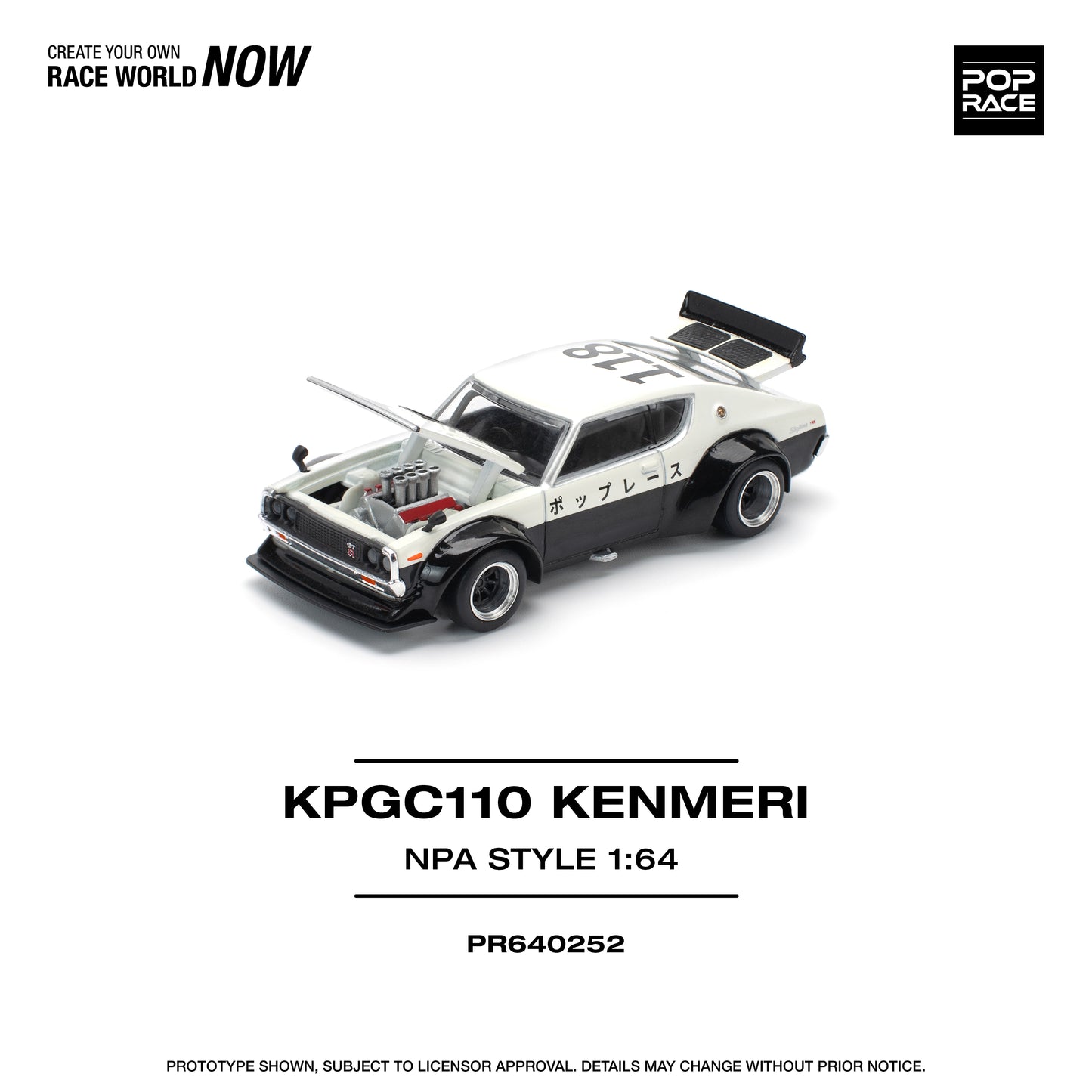 Nissan Skyline Kenmeri -Pop Race (PRE ORDEN)