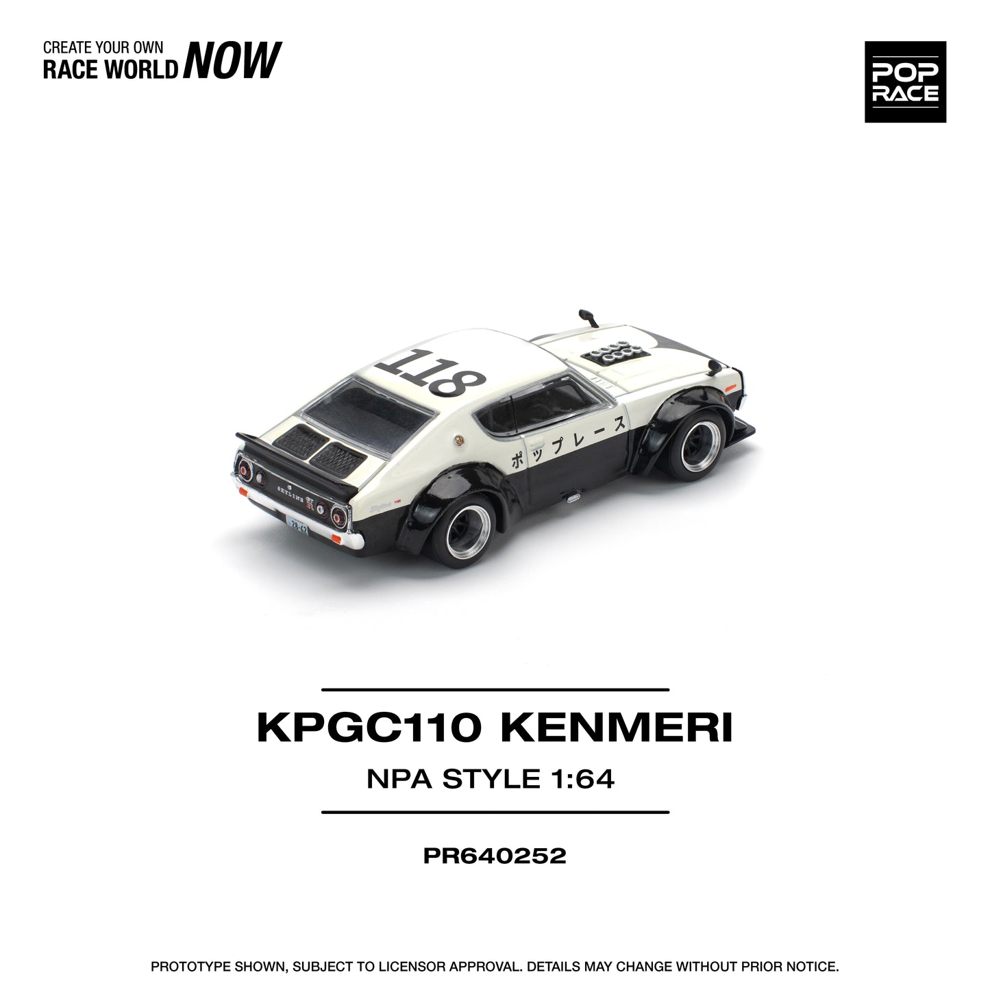 Nissan Skyline Kenmeri -Pop Race (PRE ORDEN)