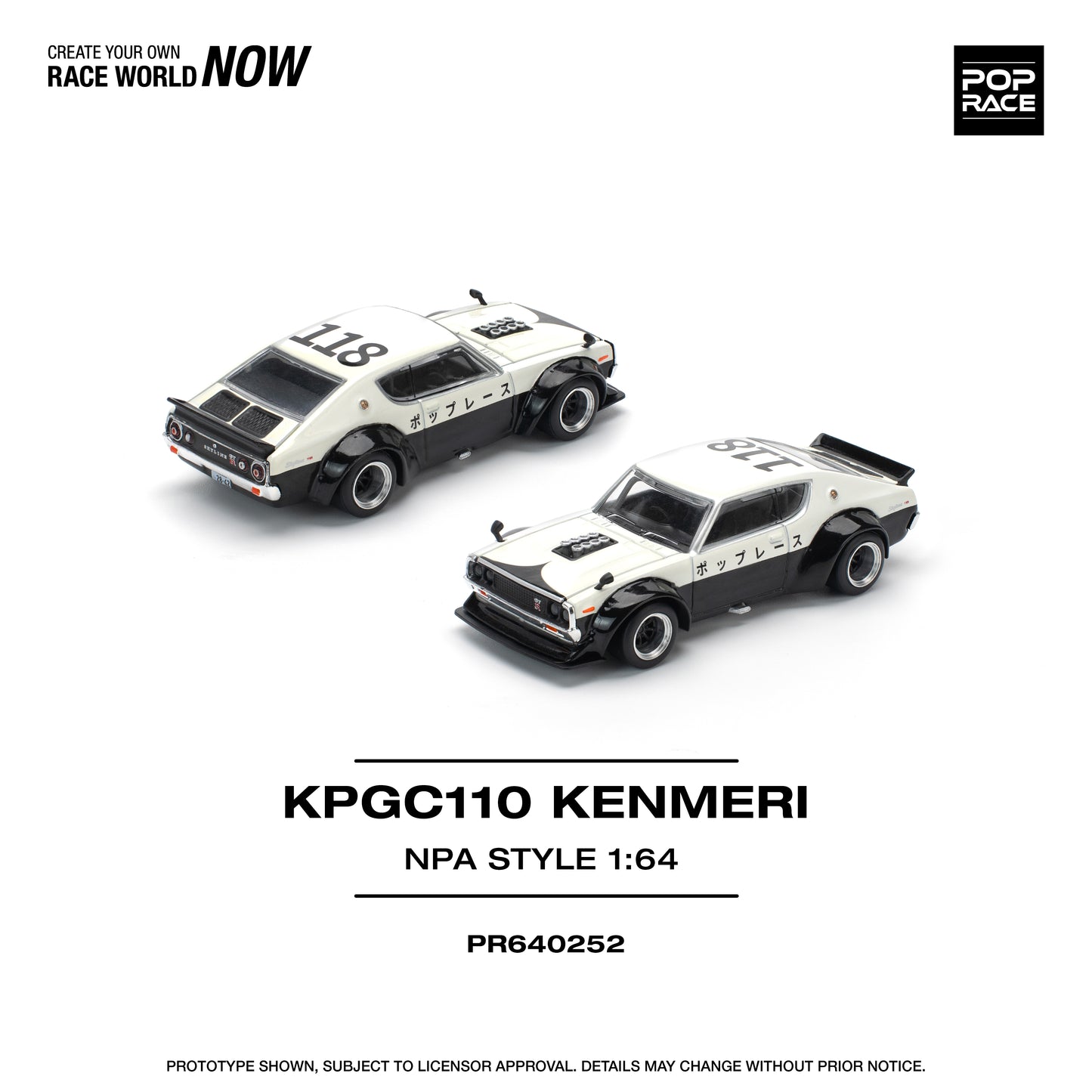Nissan Skyline Kenmeri -Pop Race (PRE ORDEN)