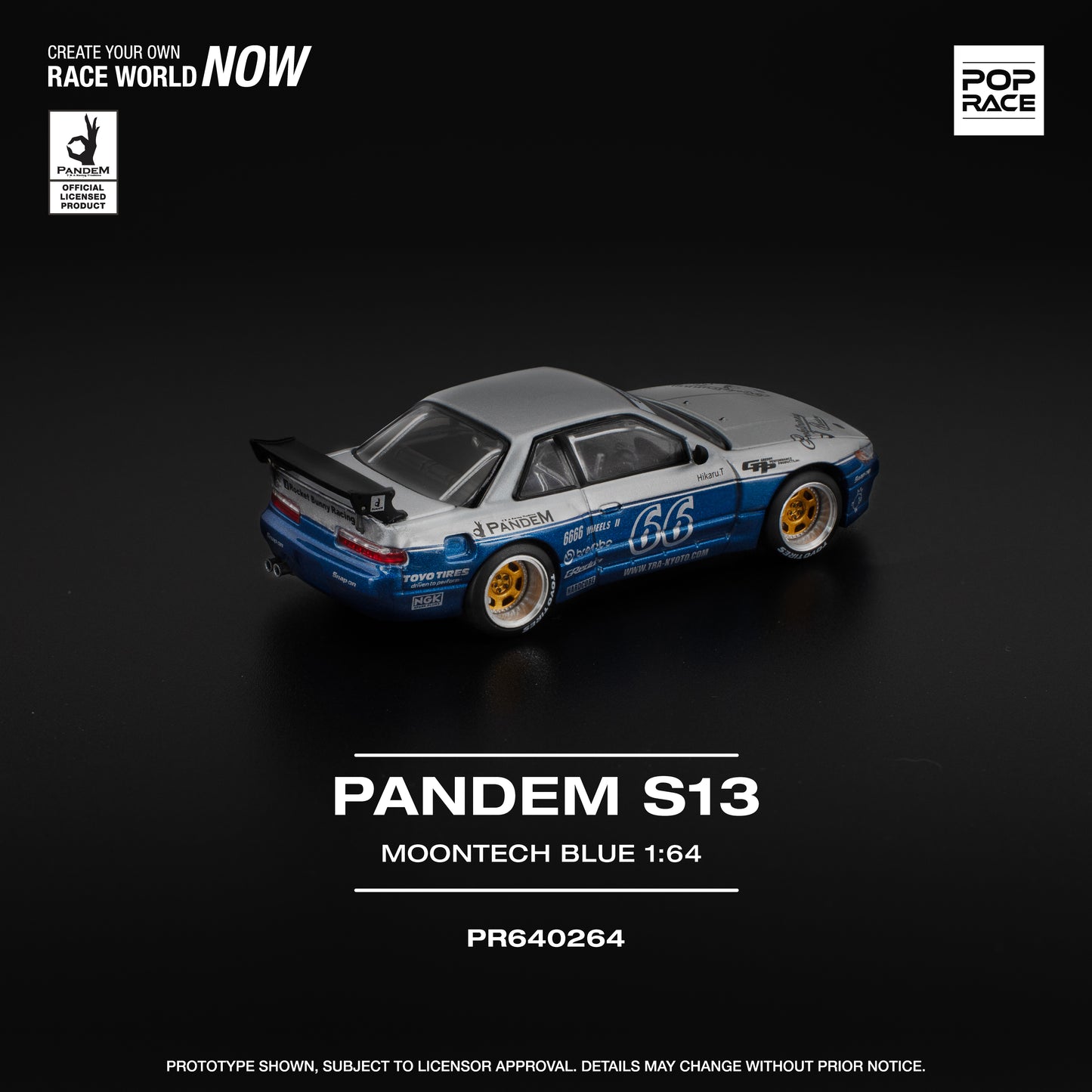 Nissan Pandem S13 Moontech Blue (PRE ORDEN)