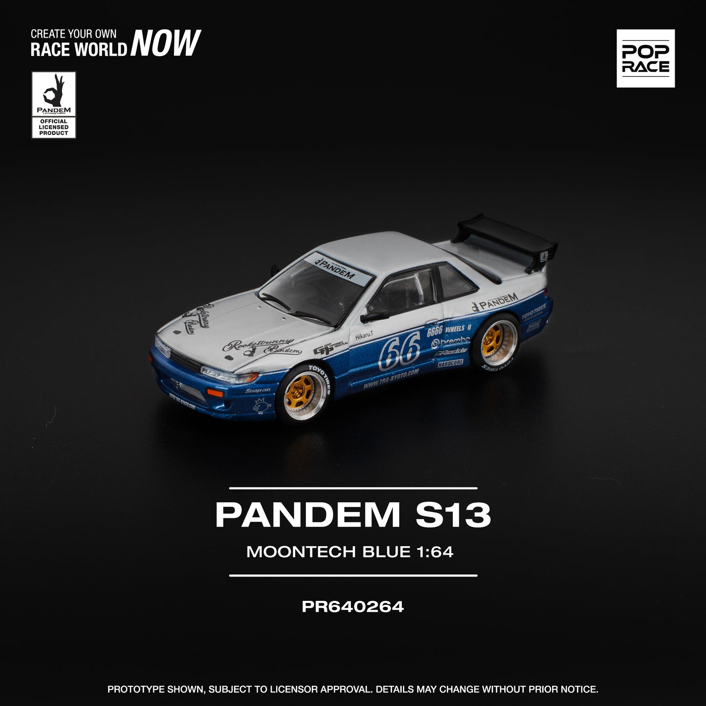 Nissan Pandem S13 Moontech Blue (PRE ORDEN)