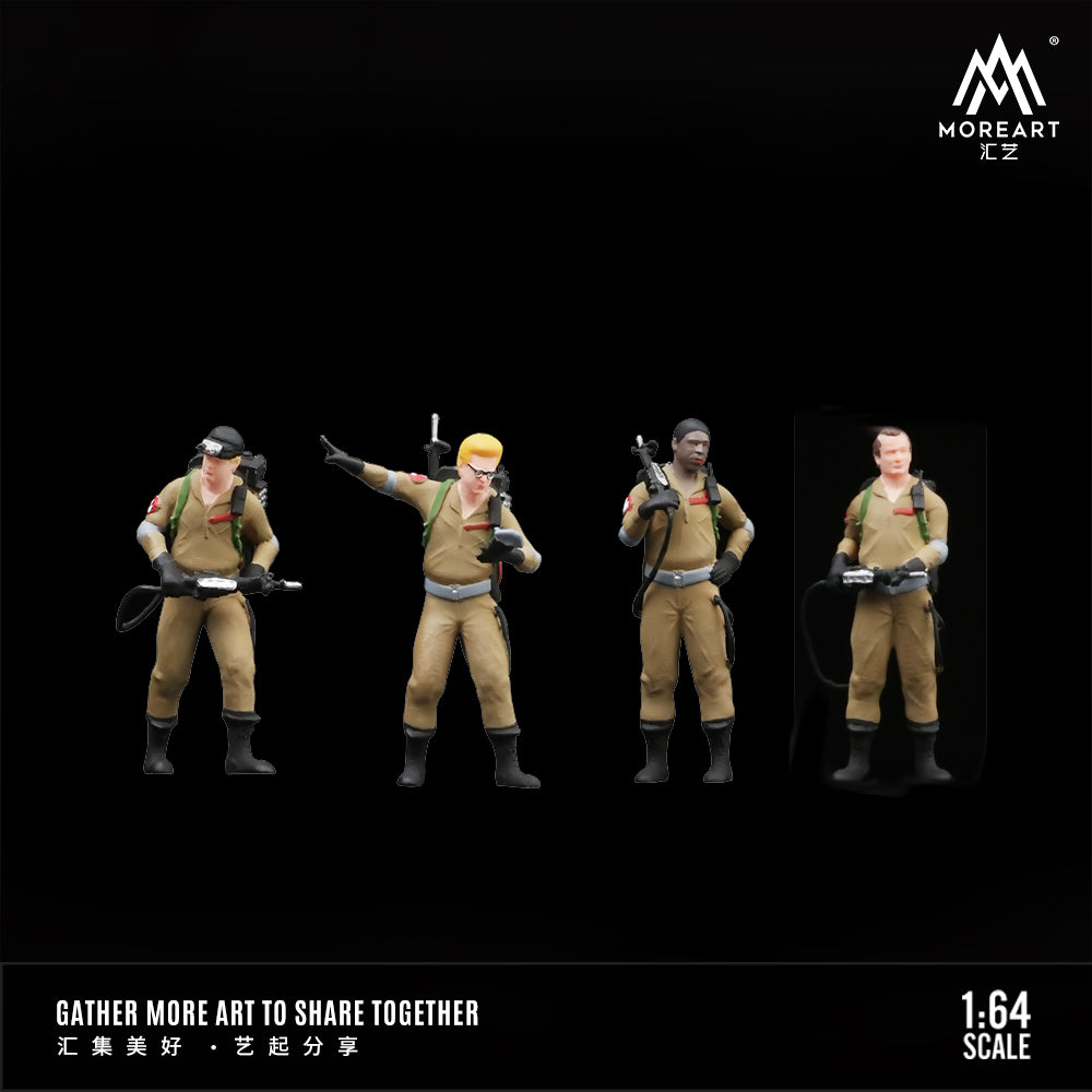 Set de 4 Figuras Caza fantasmas - MoreART (BAJO PEDIDO)