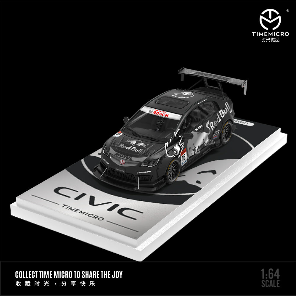 Honda Civic FD2 Redbull Black - Time Micro (POR PEDIDO)