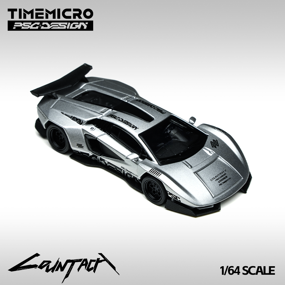 Lamborghini Countach Silver Bullet - Time Micro