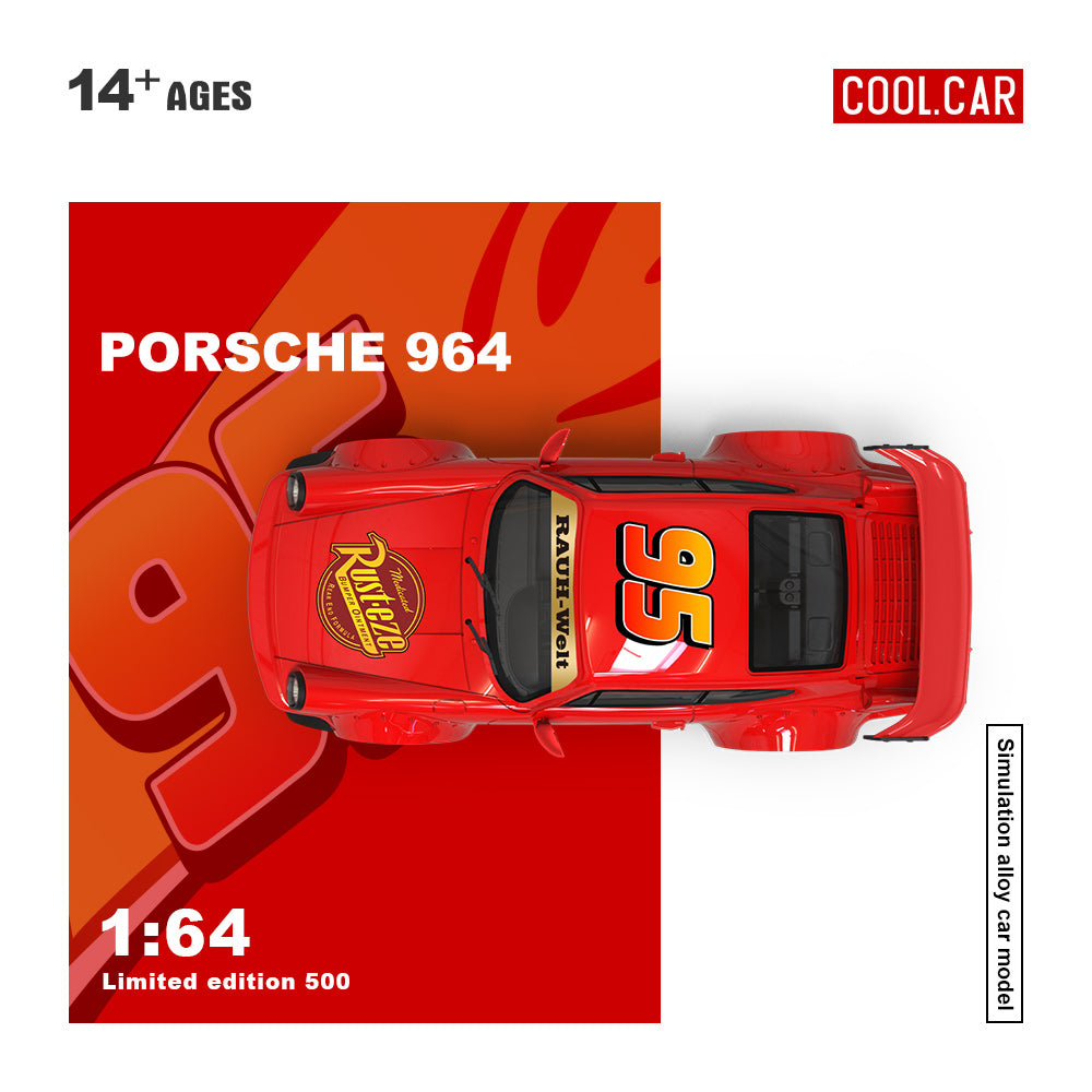 Porsche 964 Cars Rayo McQueen - Cool Car (POR PEDIDO)