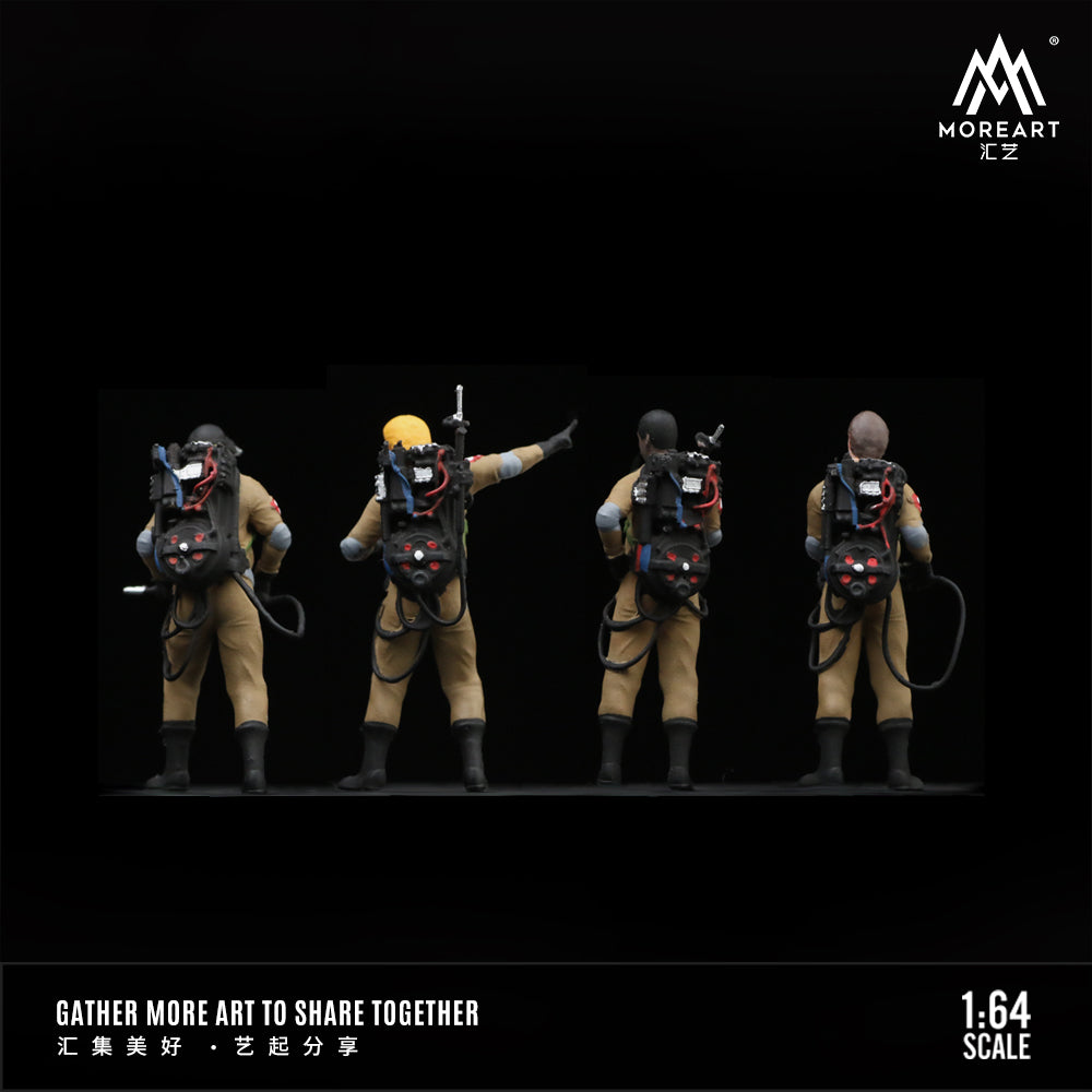 Set de 4 Figuras Caza fantasmas - MoreART (BAJO PEDIDO)
