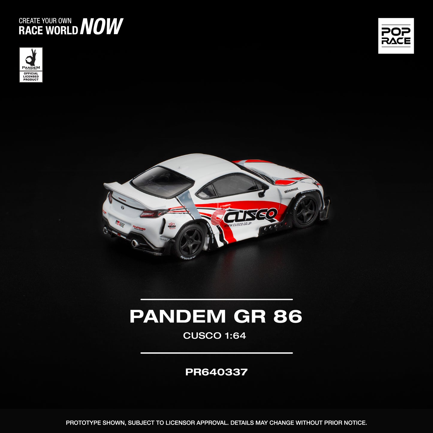 Toyota Pandem GR86 Cusco - (PRE ORDEN)