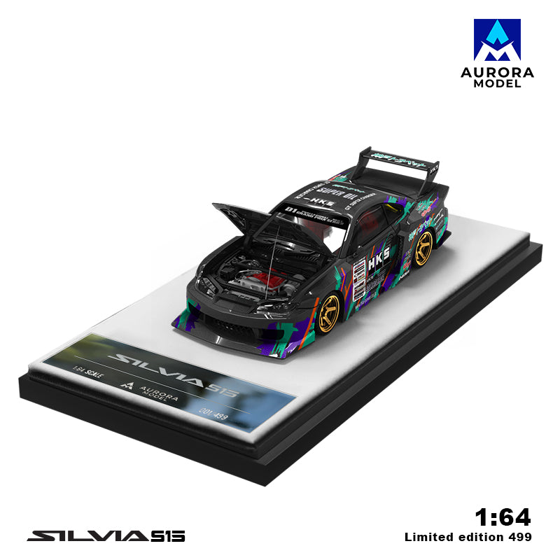 Nissan S15 HKS - Aurora Model (POR PEDIDO)