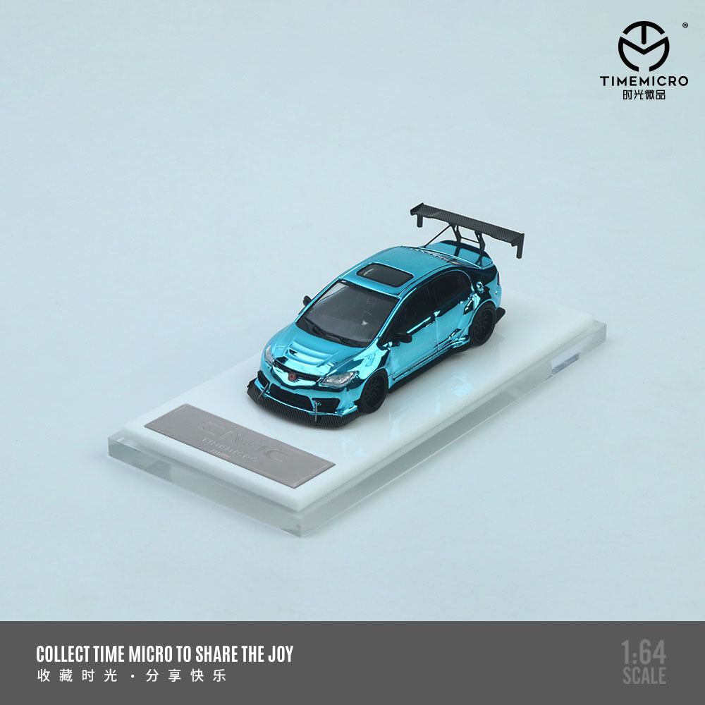 Honda Civic FD2 Blue Chrome - Time Micro (POR PEDIDO)