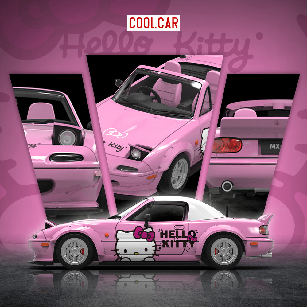Mazda Miata Na Hellow Kitty Pink - Cool Car (POR PEDIDO)