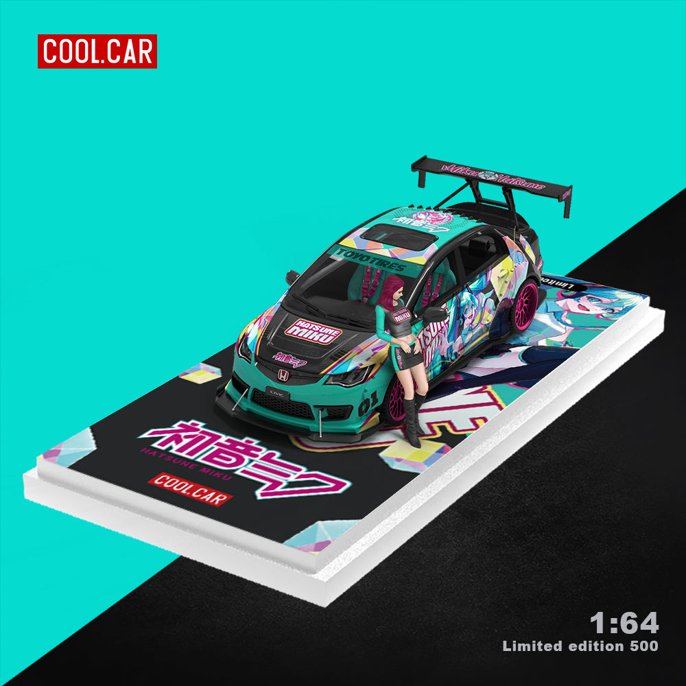Honda Civic FD2 Hatsune Miku - Cool Car (POR PEDIDO)