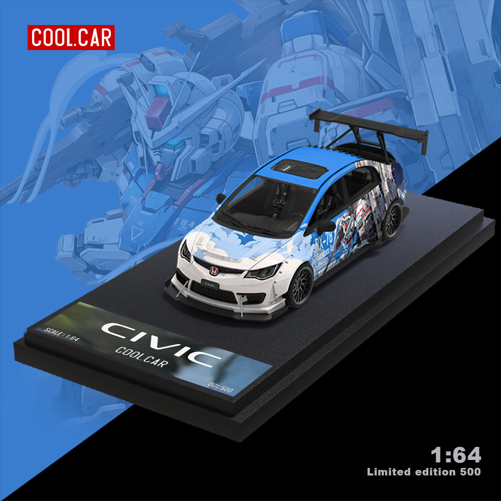 Honda Civic FD2 Mecha Blue - Cool Car (POR PEDIDO)