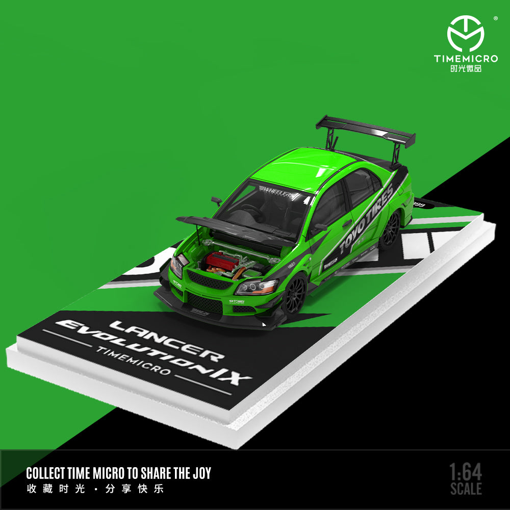 Mitsubishi Lancer Evolution 9 Green Devil - Time Micro (POR PEDIDO)