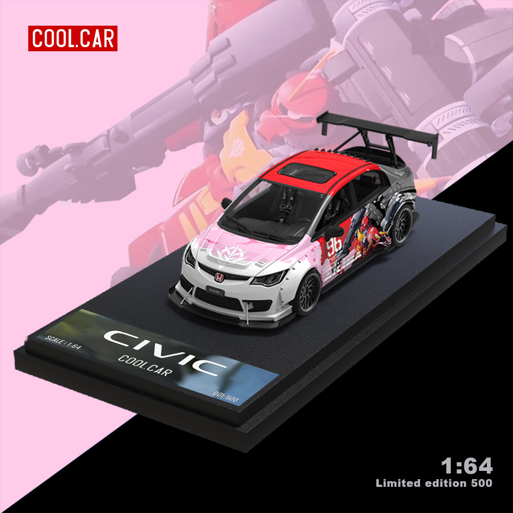 Honda Civic FD2 Mecha Red - Cool Car (POR PEDIDO)