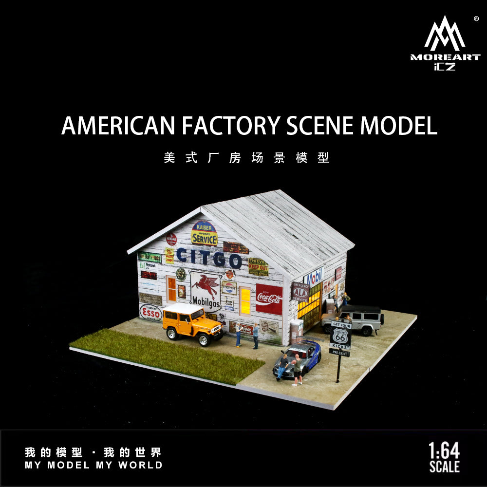 Taller Américano Diorama - MoreART (BAJO PEDIDO)