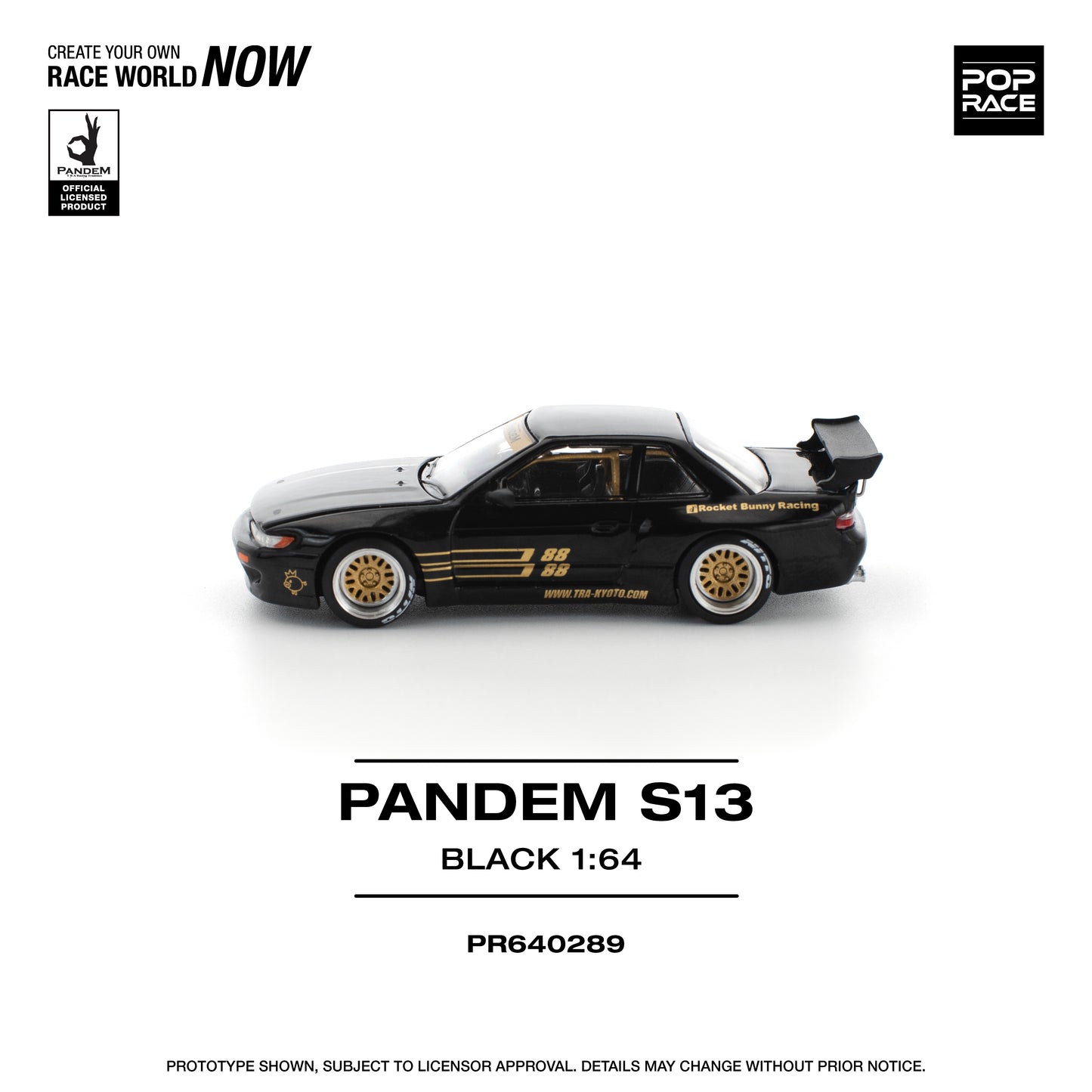 Nissan Pandem S13 Black (PRE ORDEN)