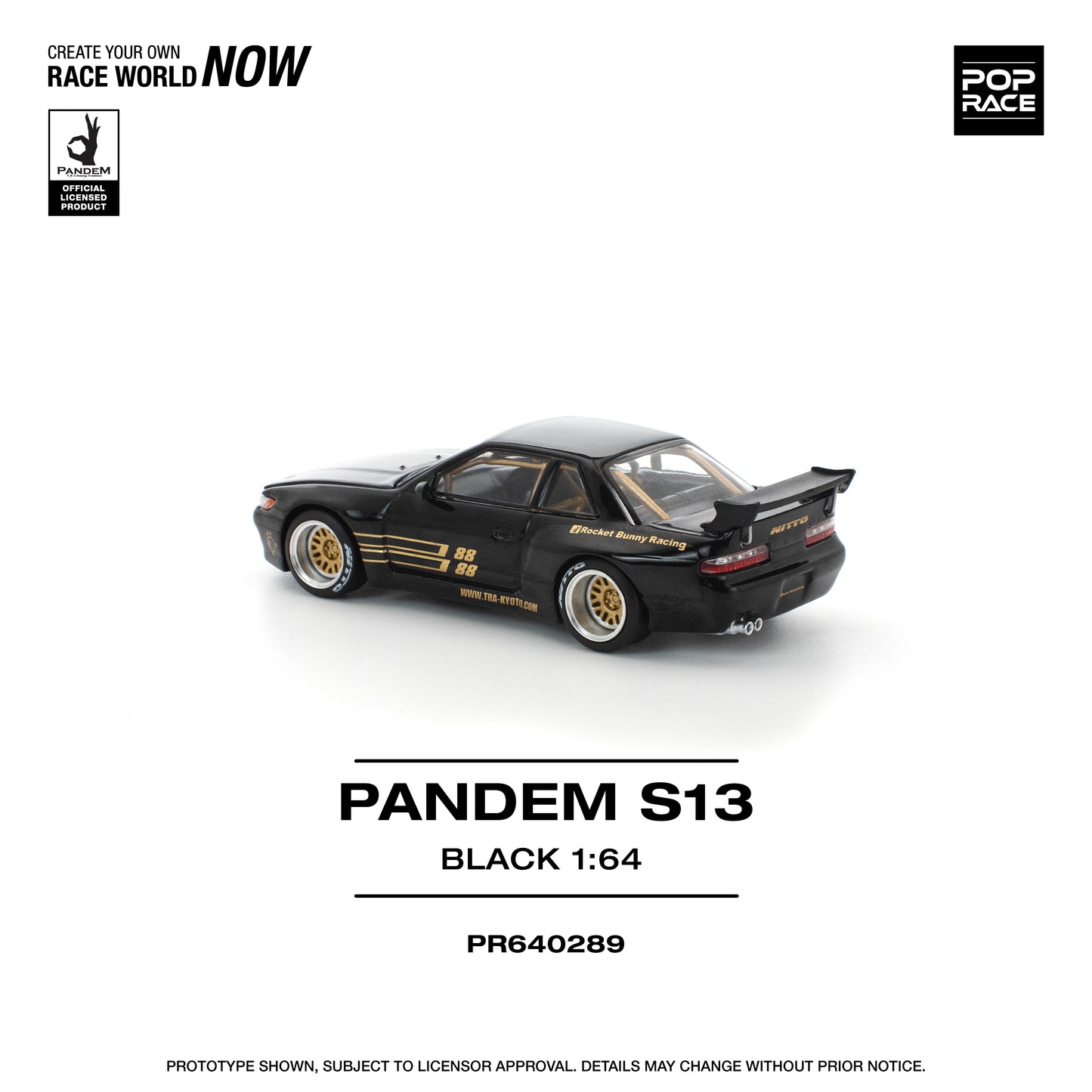 Nissan Pandem S13 Black (PRE ORDEN)