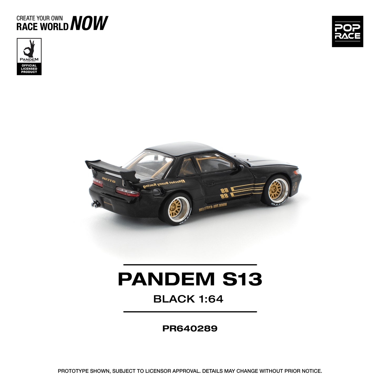 Nissan Pandem S13 Black (PRE ORDEN)
