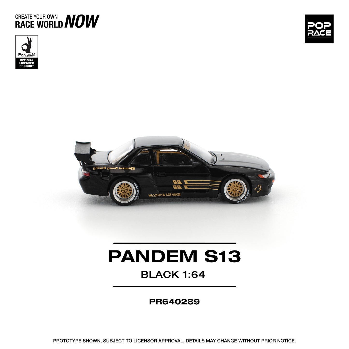 Nissan Pandem S13 Black (PRE ORDEN)