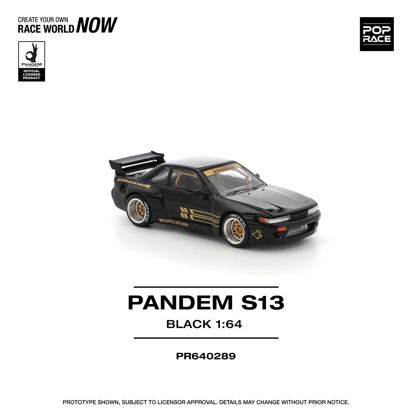 Nissan Pandem S13 Black (PRE ORDEN)