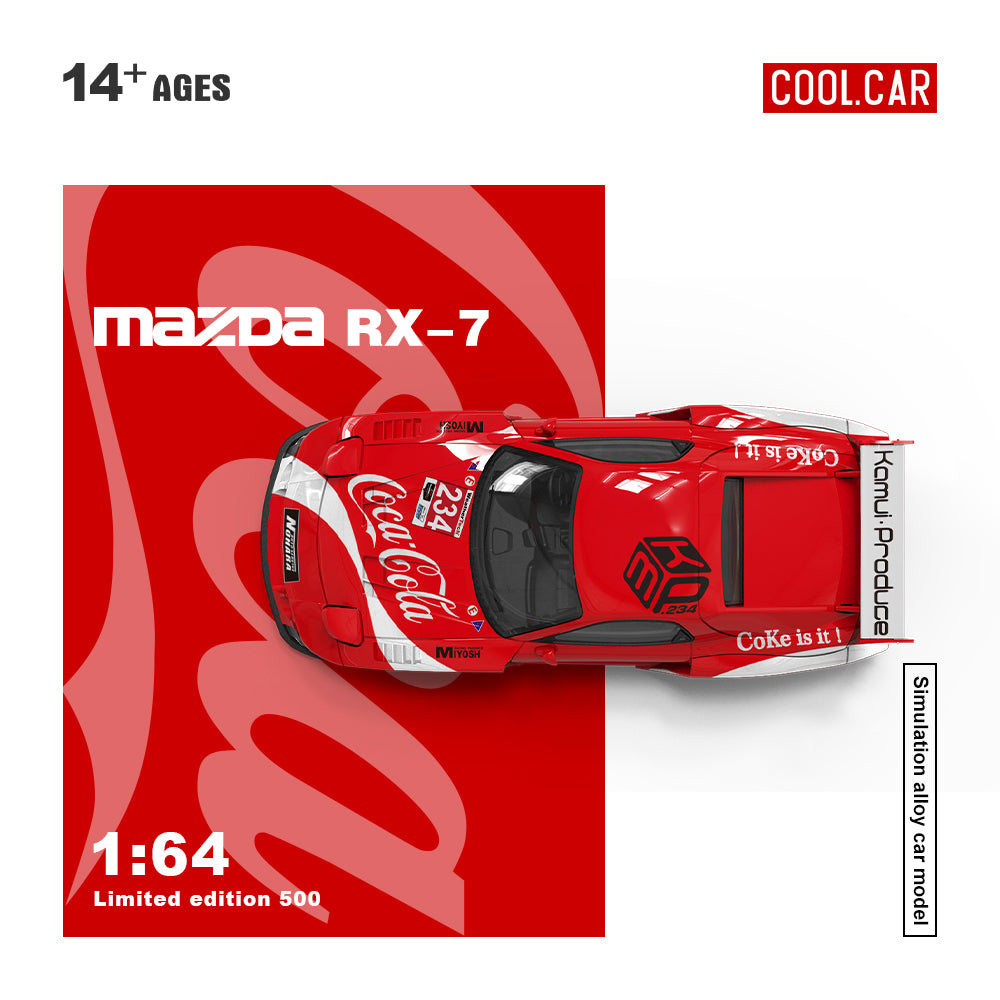 Mazda Miata RX7 Coca Cola - Cool Car (POR PEDIDO)