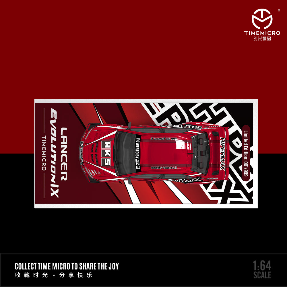 Mitsubishi Lancer Evolution´HyperMax Rojo - Time Micro (POR PEDIDO)