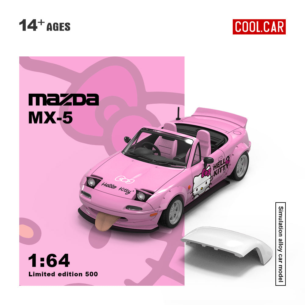 Mazda Miata Na Hellow Kitty Pink - Cool Car (POR PEDIDO)