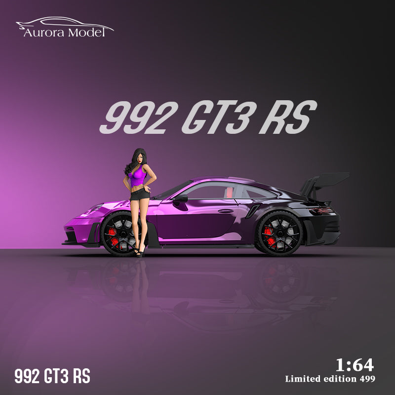 Porsche 992 Chrome - Aurora Model (POR PEDIDO)