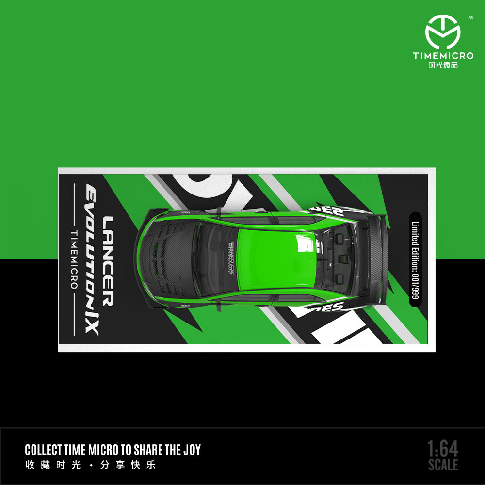 Mitsubishi Lancer Evolution 9 Green Devil - Time Micro (POR PEDIDO)