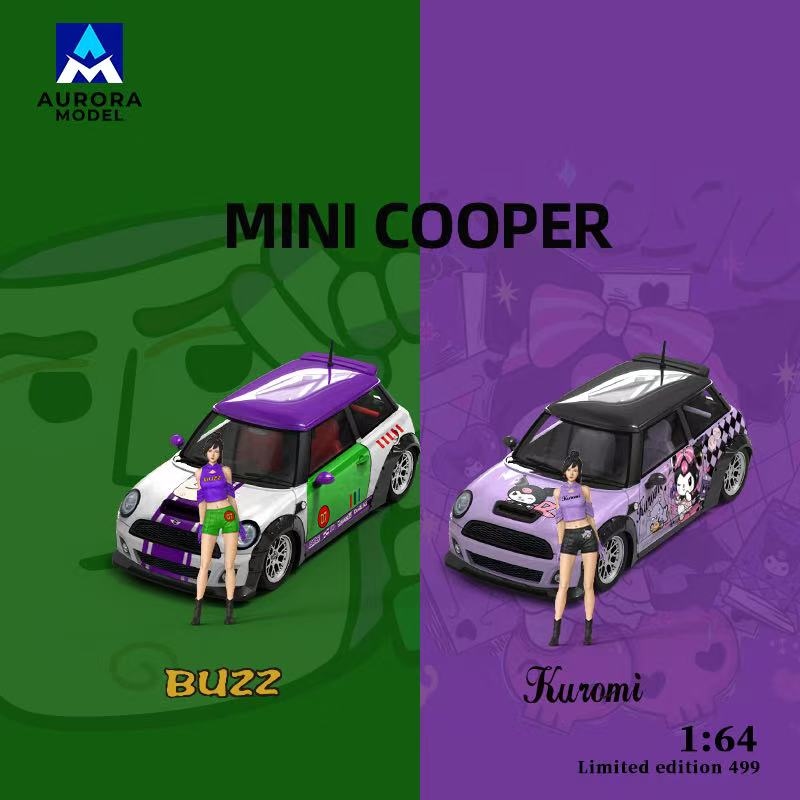 Mini Cooper Buzz Kuromi - Aurora Model (POR PEDIDO)