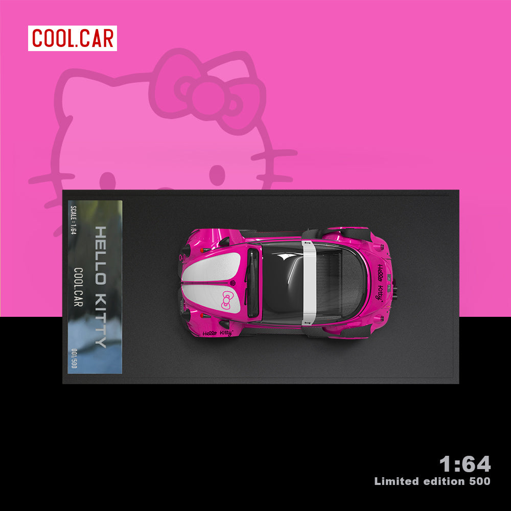 Volkswagen Bettle Hellow Kitty Violetl Car (POR PEDIDO)