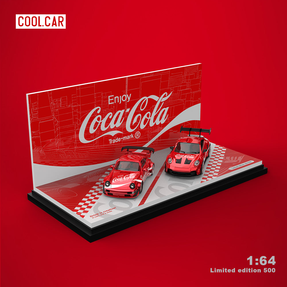 Porsche 992 y 964 Coca Cola - Cool Car (POR PEDIDO)