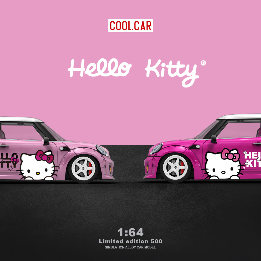 Mini Cooper Hellow Kitty Violet - Cool Car (POR PEDIDO)