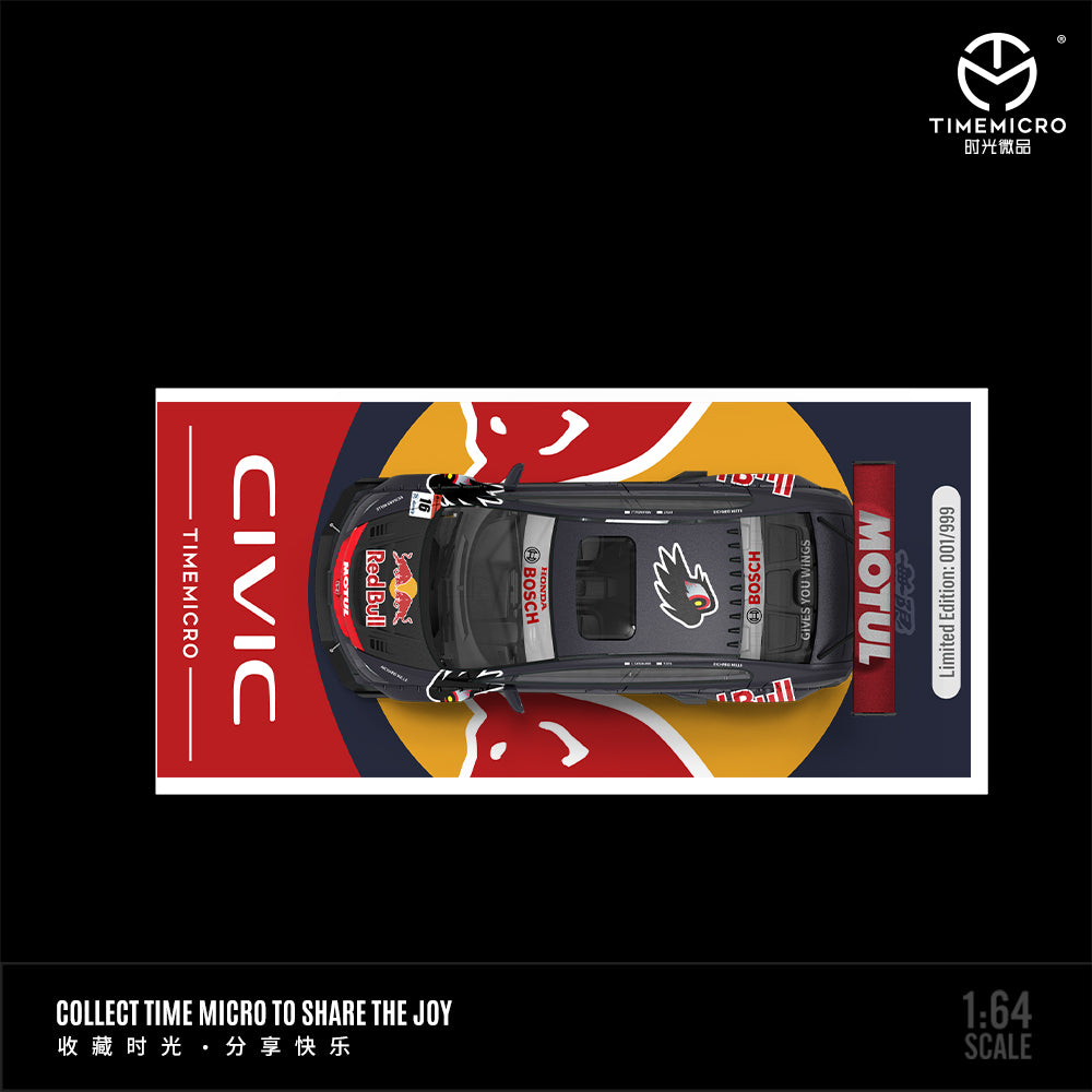 Honda Civic FD2 Redbull - Time Micro (POR PEDIDO)
