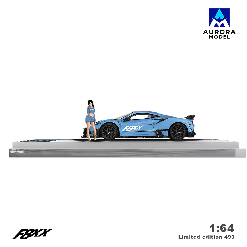 Ferrari F8XX Blue Mansory - Aurora Model (POR PEDIDO)