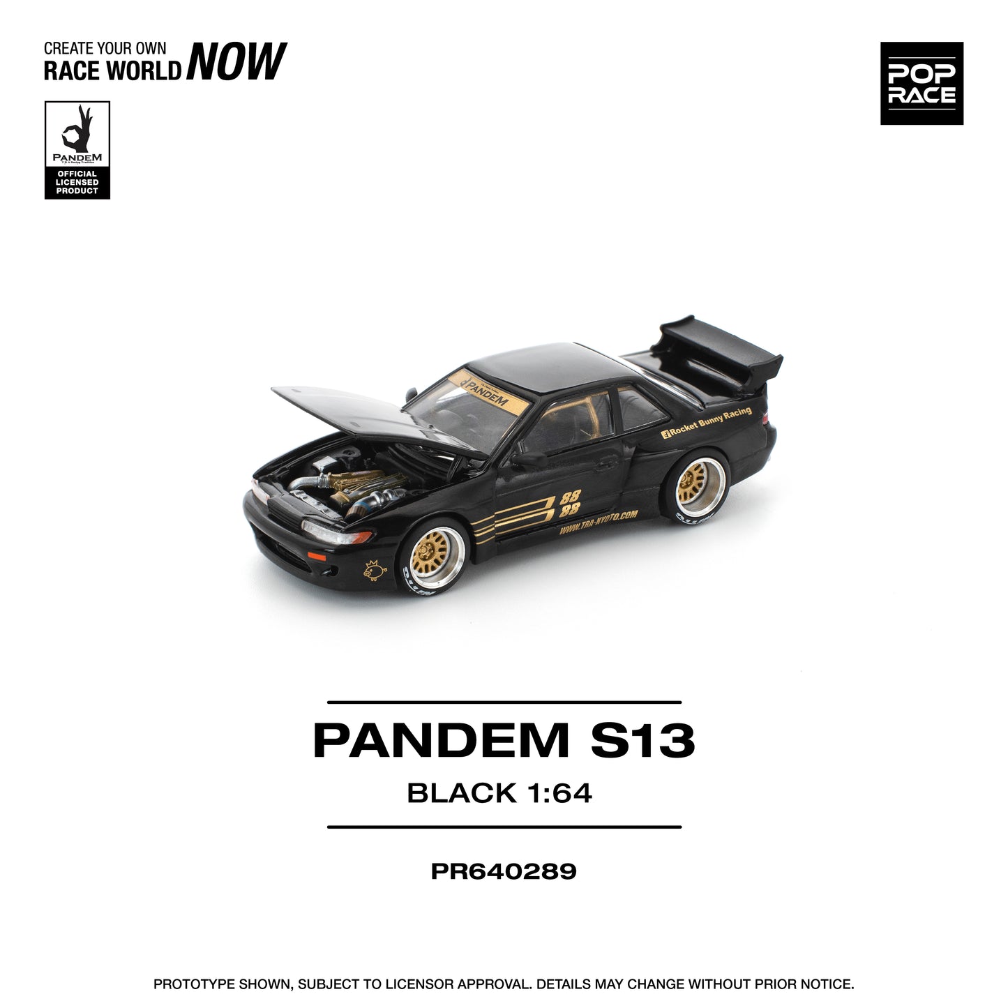 Nissan Pandem S13 Black (PRE ORDEN)