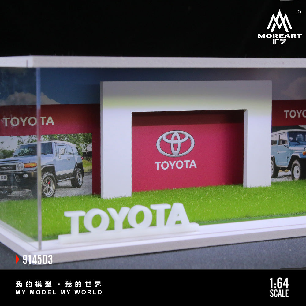 Concesionara TOYOTA Diorama - MoreART (BAJO PEDIDO)