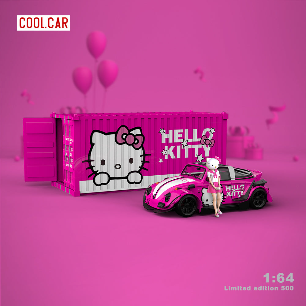 Volkswagen Bettle Hellow Kitty Violetl Car (POR PEDIDO)