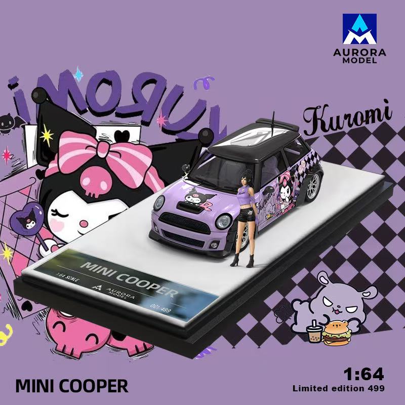 Mini Cooper Buzz Kuromi - Aurora Model (POR PEDIDO)