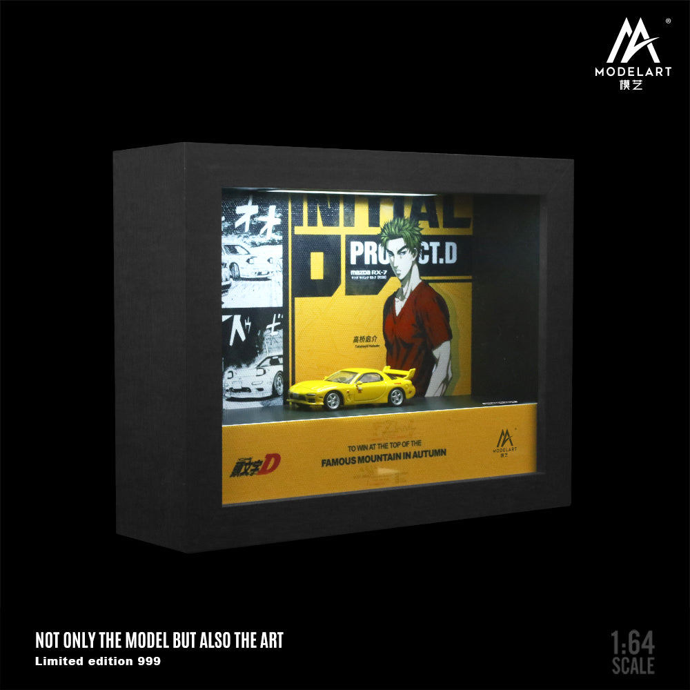 Initial D Mazda RX7 Diorama - ModelArt (BAJO PEDIDO)