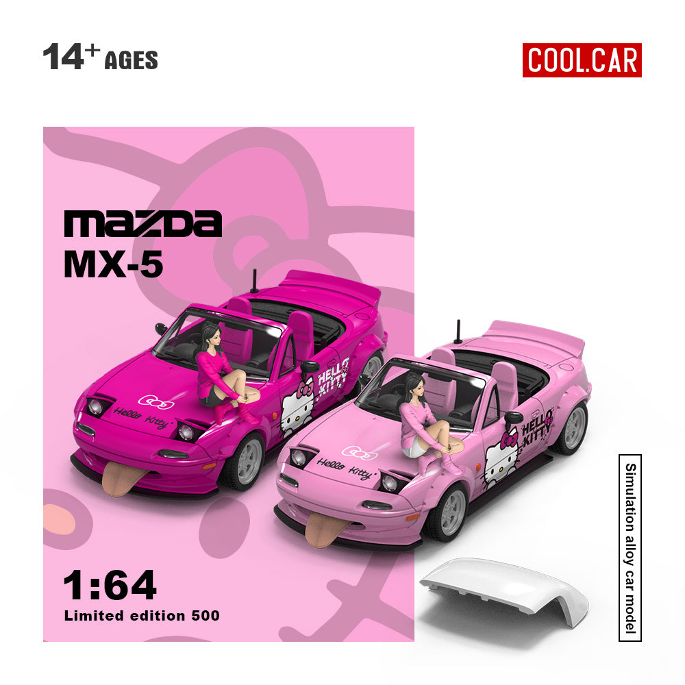 Mazda Miata Na Hellow Kitty Pink - Cool Car (POR PEDIDO)