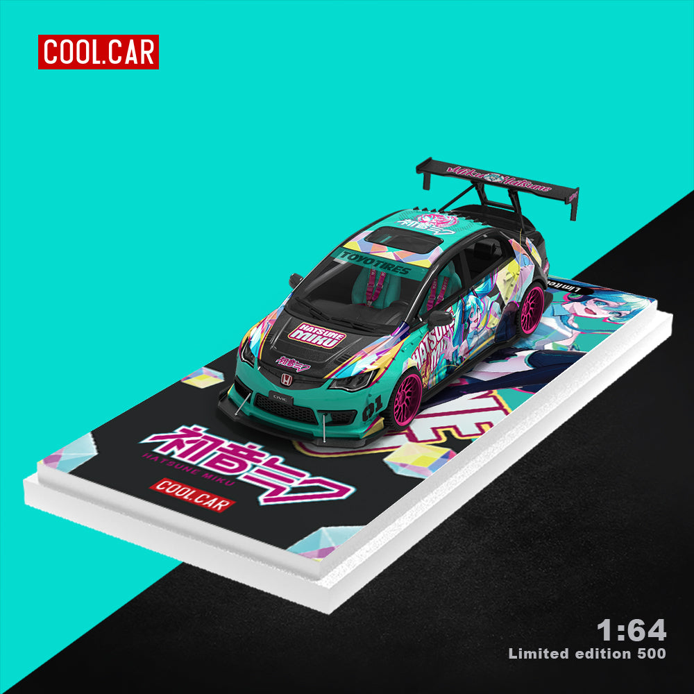Honda Civic FD2 Hatsune Miku - Cool Car (POR PEDIDO)