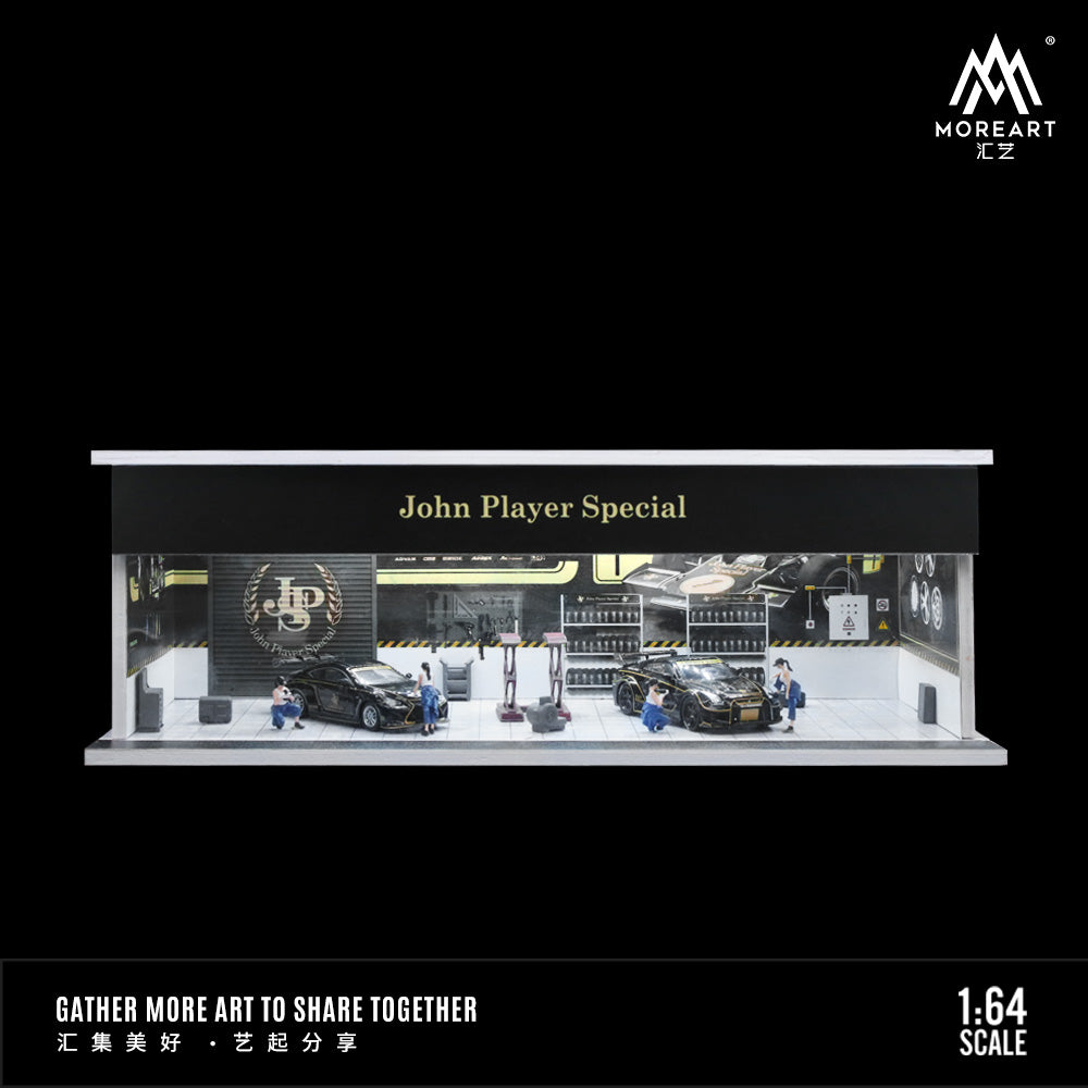 Parqueo Tallere Datsun y Lotus Diorama - MoreART (BAJO PEDIDO)