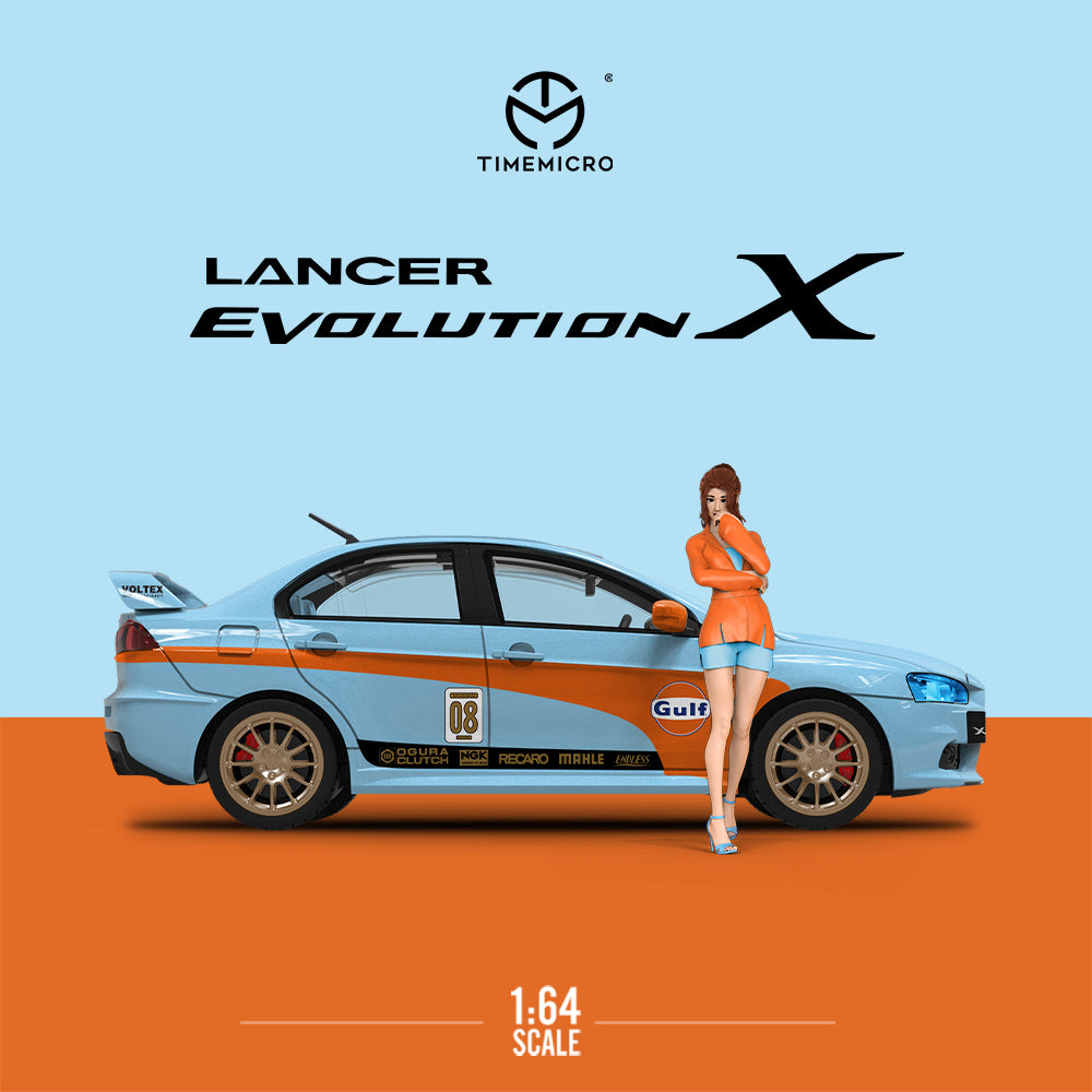 Mitsubishi Lancer Evolution X Gulf - Time Micro (POR PEDIDO)