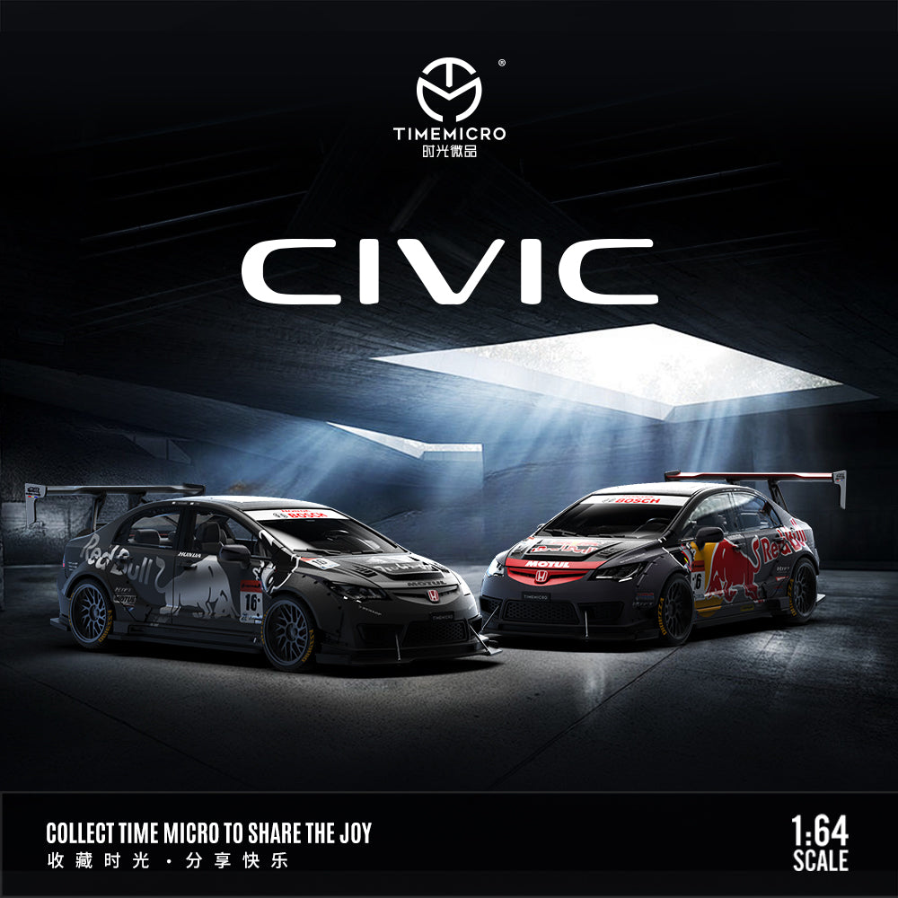 Honda Civic FD2 Redbull - Time Micro (POR PEDIDO)