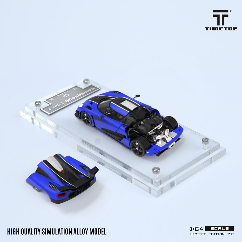 Koenigsegg One Blue - Time Top (POR PEDIDO)