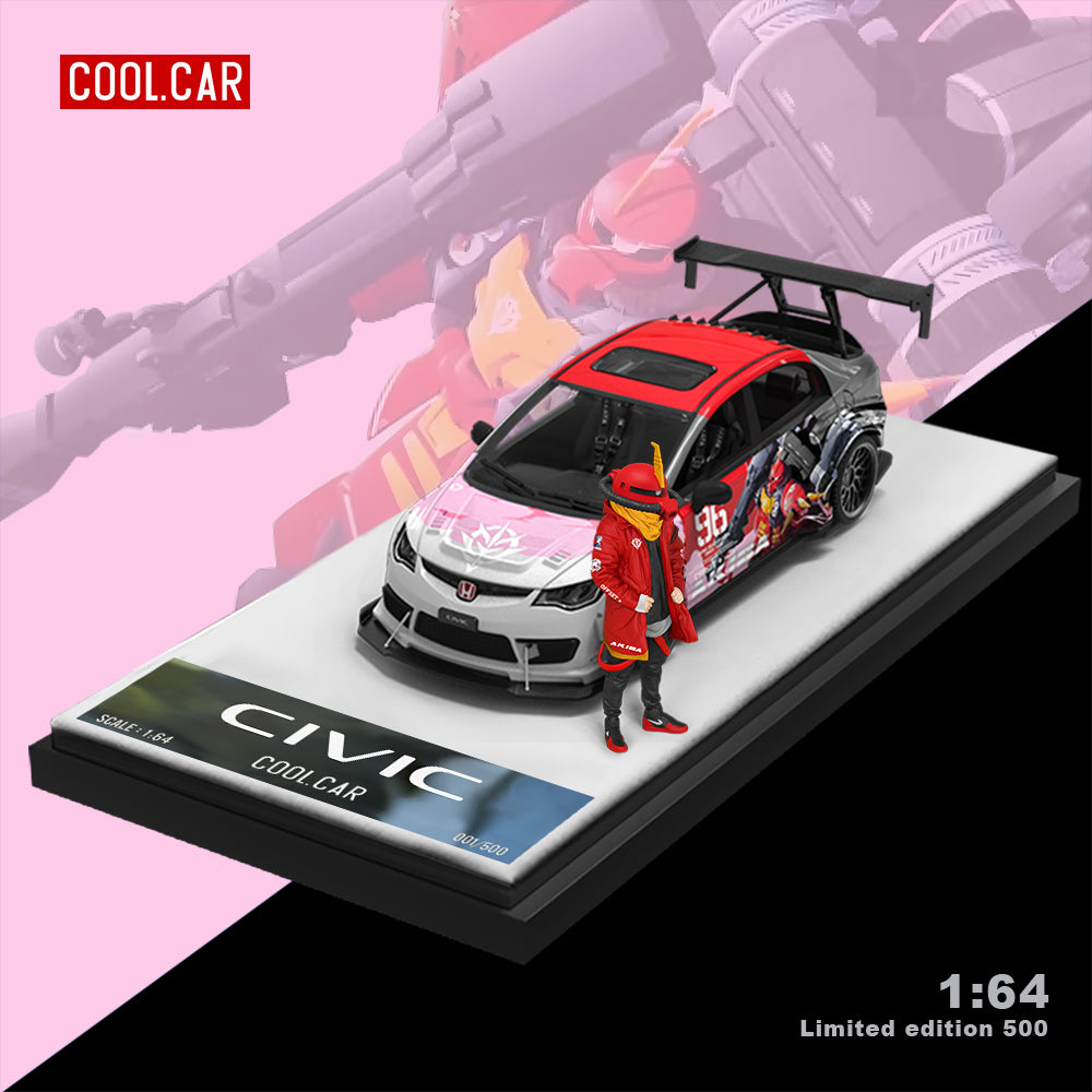 Honda Civic FD2 Mecha Red - Cool Car (POR PEDIDO)
