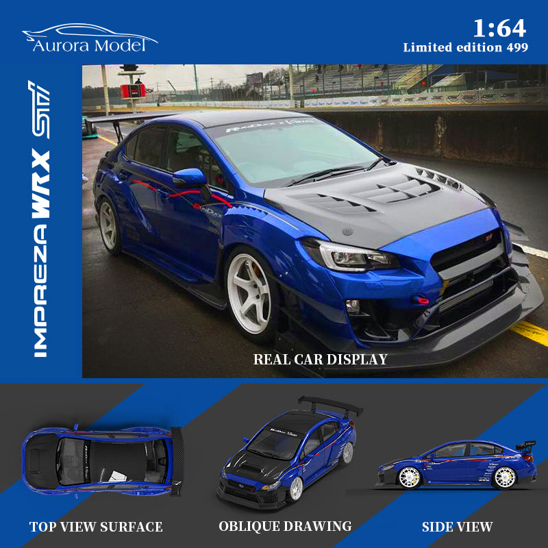 Subaru Sti Blue - Aurora Model (POR PEDIDO)