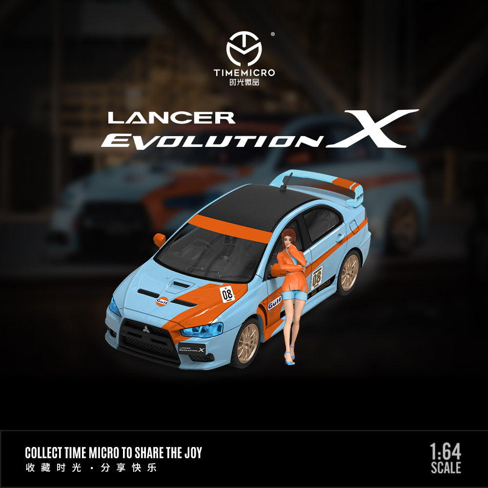 Mitsubishi Lancer Evolution X Gulf - Time Micro (POR PEDIDO)